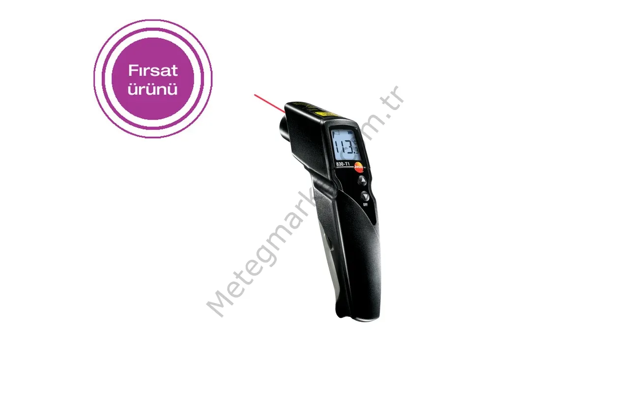 testo 830-T1 - Lazer işaretlemeli infrared termometre (10:1 optik)